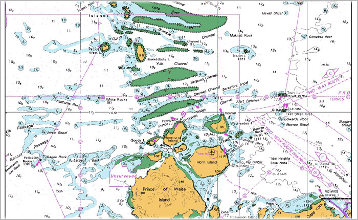 澳版海图 AUS NO.0014-5001